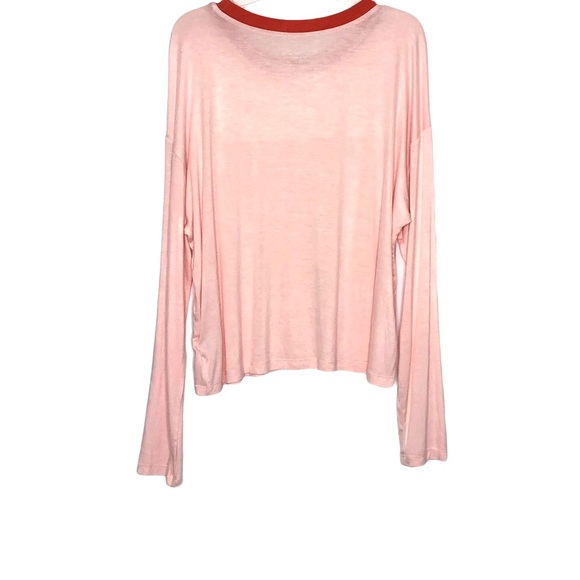 Sunflower Pink Long Sleeve Graphic Tee Shirt - Picture 2 of 6